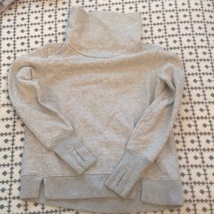 Athleta mock neck sweatshirt top